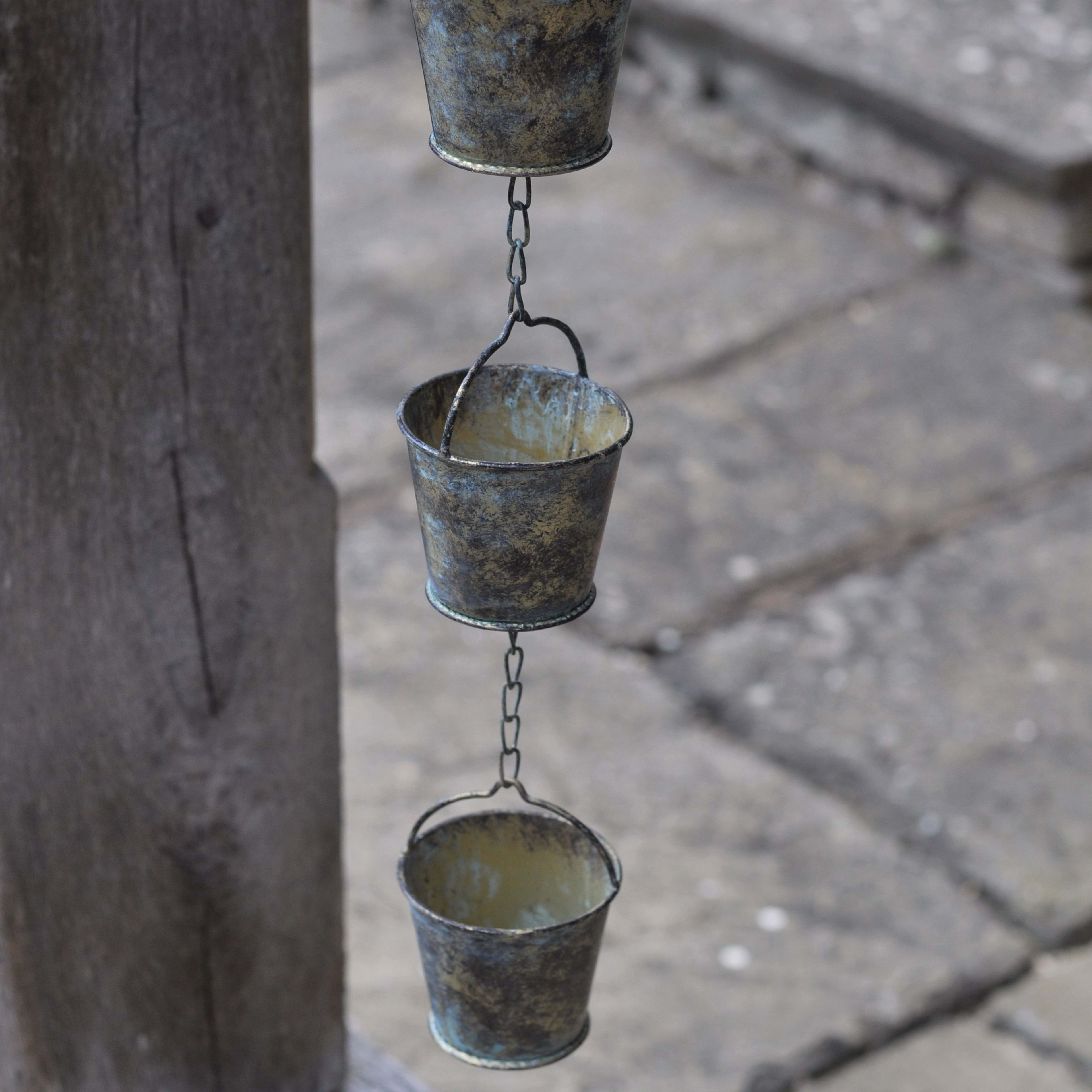 Buckets Rain Chain lifestyle