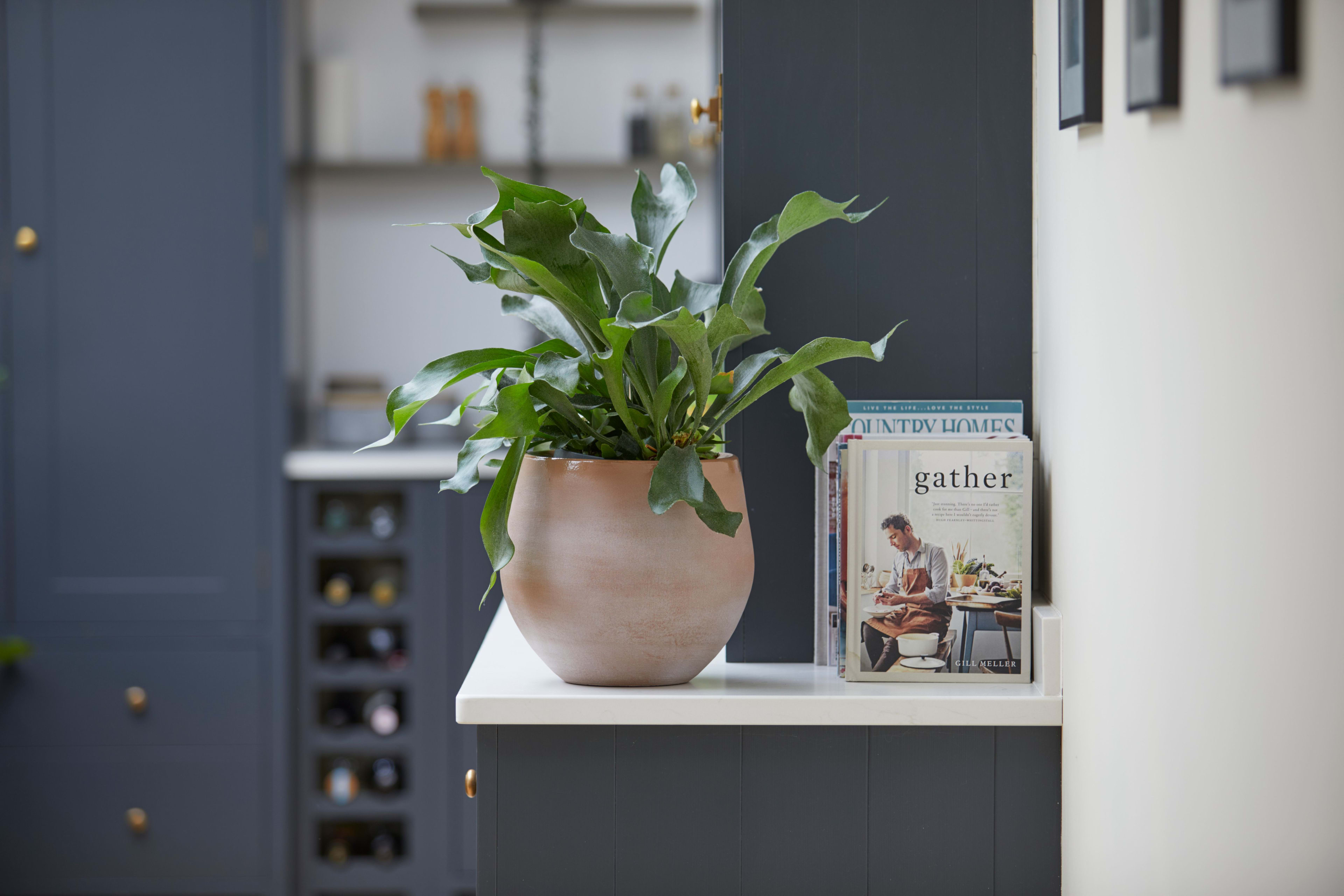 Loire Pot Taupe 29cm lifestyle