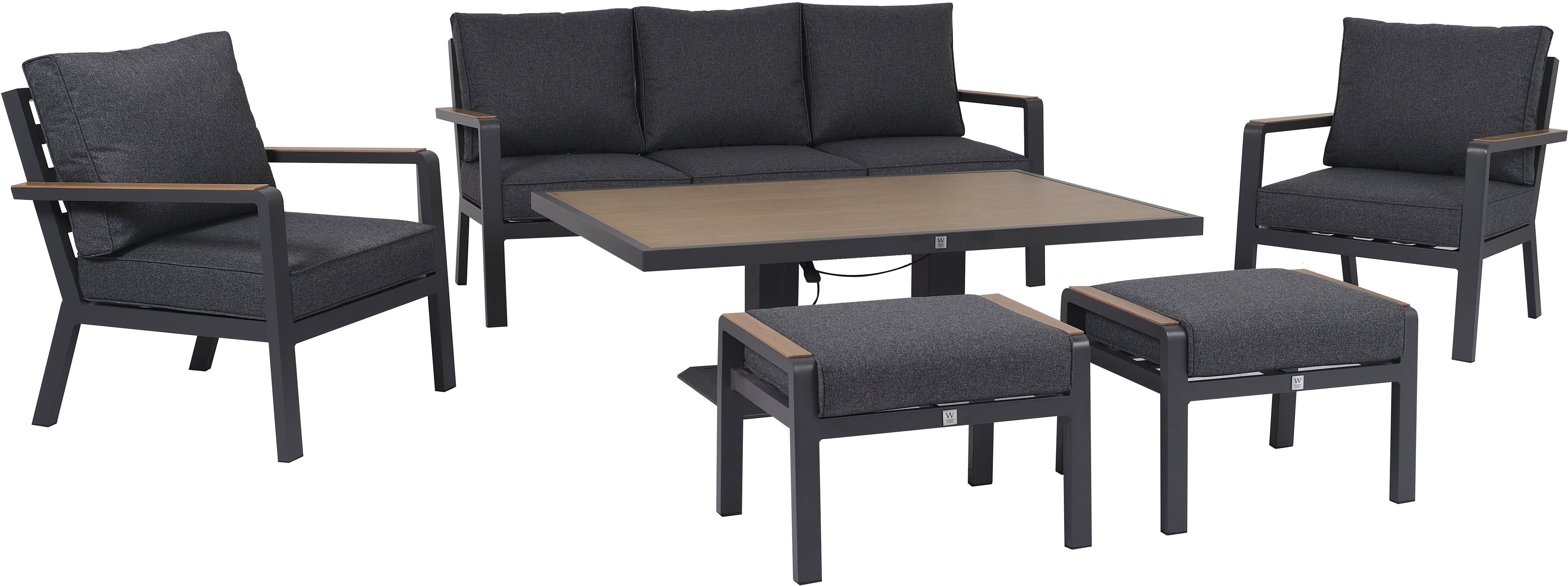 Panama 6pc Cas Lounge Set Ac | Woodlodge Products