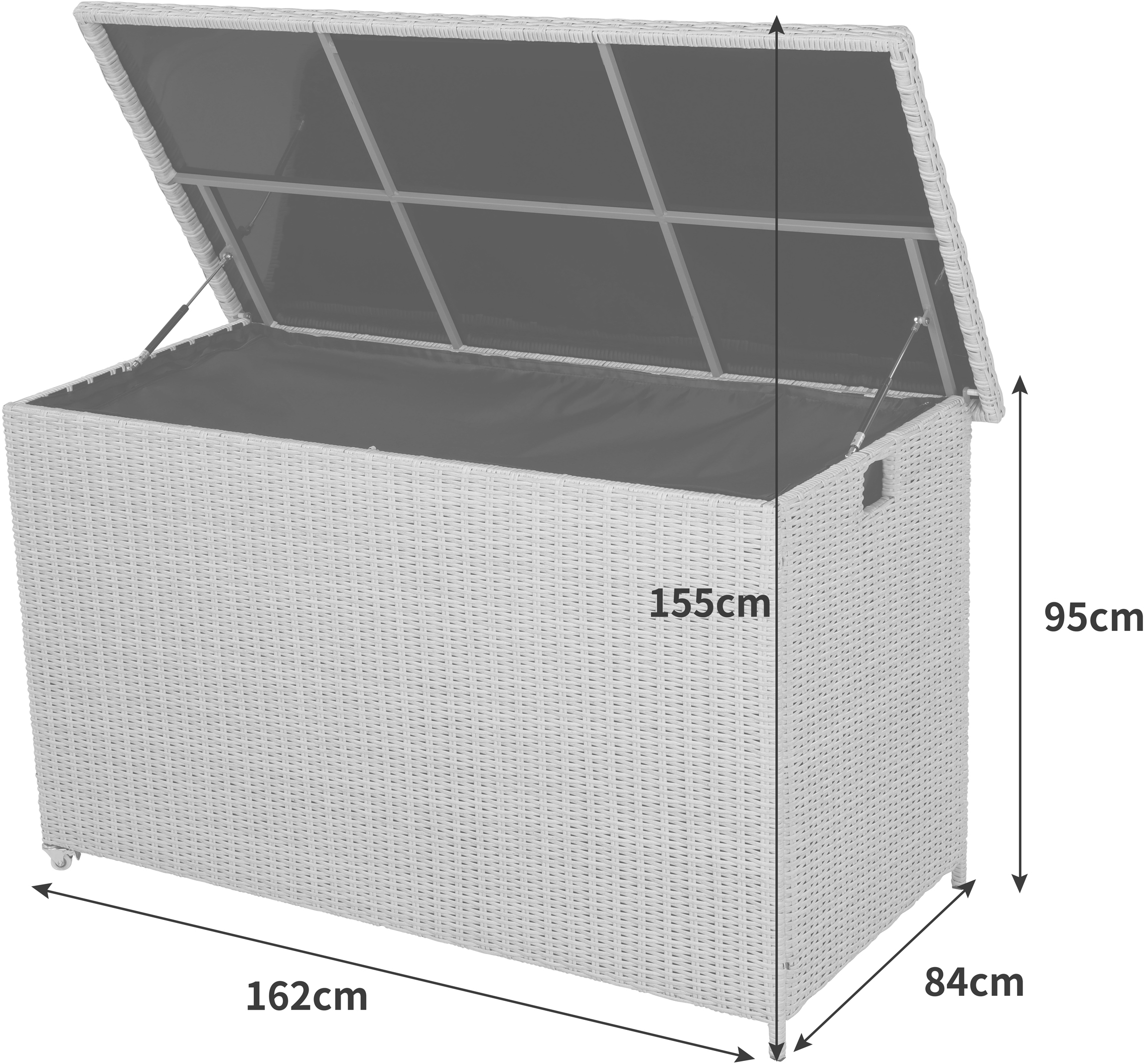 Antigua Storage Box Pearl | Woodlodge Products